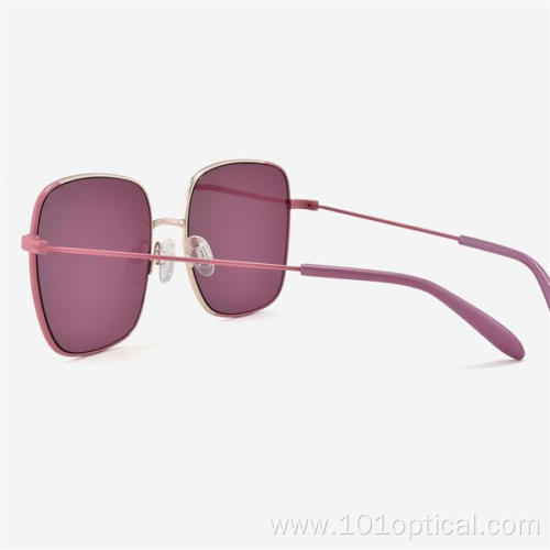 Fashion Square Metal Women's Sunglasses